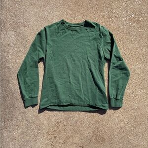 Jerzees green long sleeve shirt